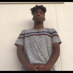 Red black striped black dotted shirt for age 10-14